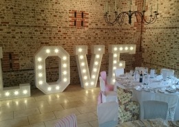 5ft LOVE at Upwaltham Barns