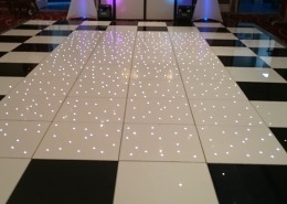 Marriott Portsmouth Black White with LED Feature Dancefloor