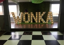 w o n k a wonka individual letters at skylarks