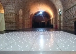 white led dancefloor at explosion museum gosport