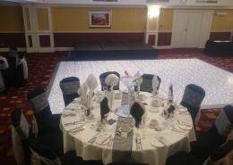hilton avisford stage white led dancefloor hire