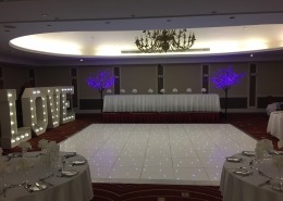 portsmouth marriott hotel 5ft love white led dancefloor purple cherry twig trees
