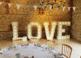 5ft Vintage LOVE at Upwaltham Barns