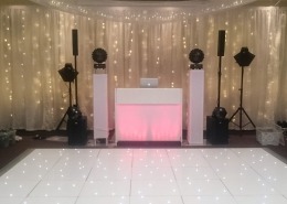 new place led dancefloor backdrop
