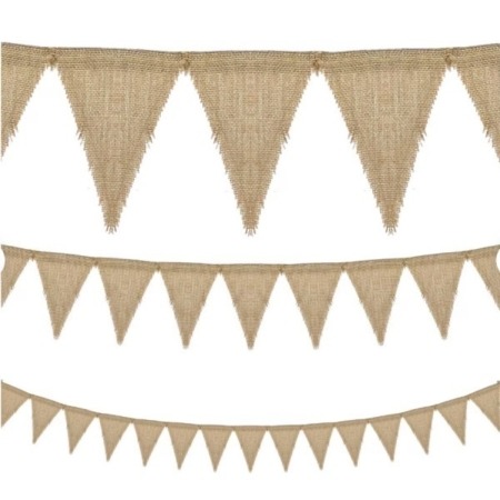 Bunting 5m Hessian