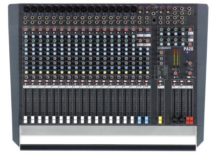 Alan & Heath PA20 20 Channel Analogue Mixer with FX