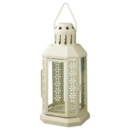 Storm Lantern including Tealight Candle - Cream