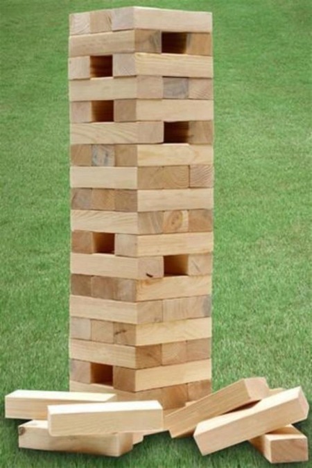 Small Outdoor Jenga