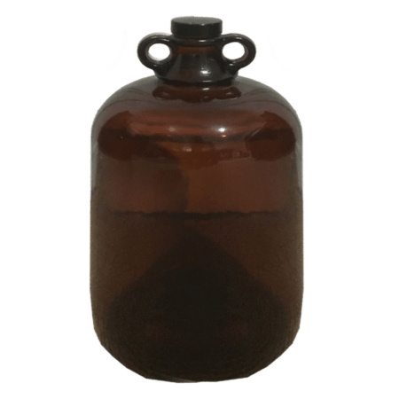 Demijohn Brown Glass Vase