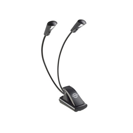 K&M Dual Music Stand Flexlight, Dual LED - 12243