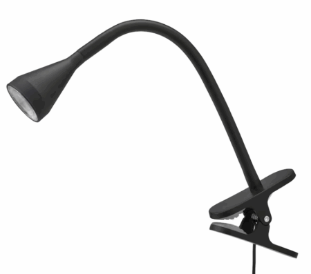 LED Black Clamp Spotlight