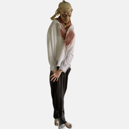 Full Size Hanging Body with Rope Noose Around Neck