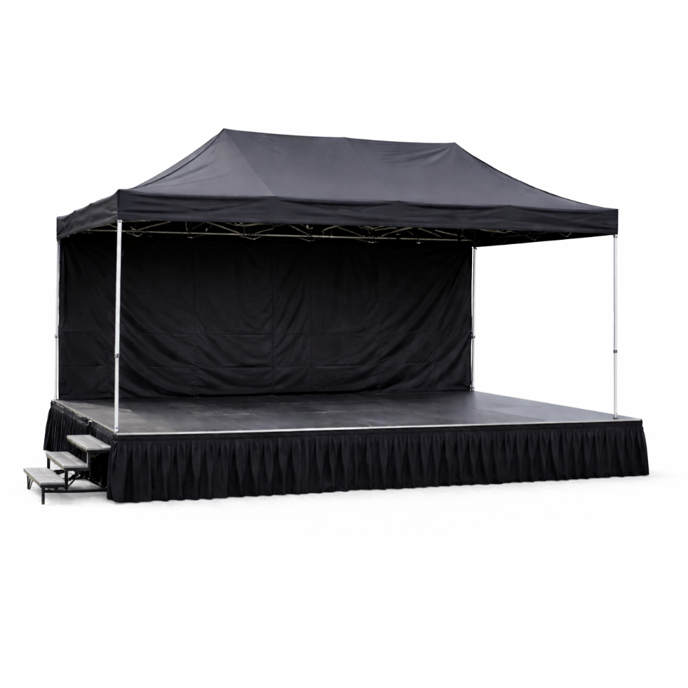 6m x 4m Outdoor Stage - Canopy and Stage